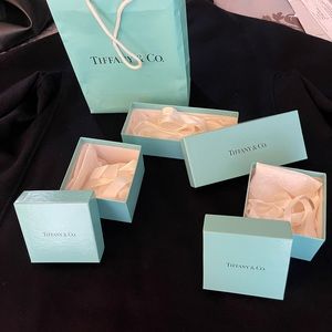 3 Tiffany’s Boxes with small Tiffany’s Bag